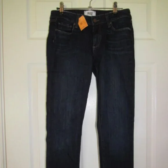 PAIGE | Skyline Ankle Peg Jeans — Size 27 | Dark Wash - Picture 1 of 4